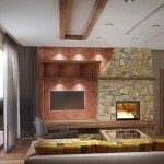 Design of a house of chalet type close to the city-2