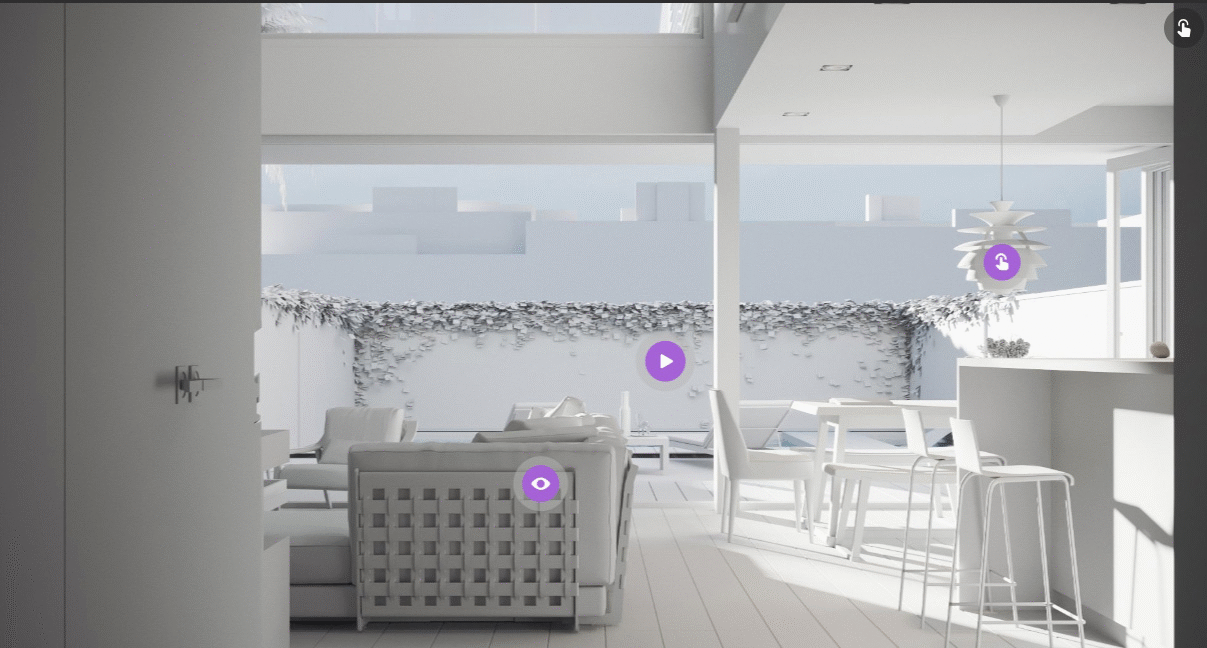 3D Interior Visualization interactive