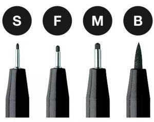 hand rendering - Faber-Castell Pitt Artist pen B in black