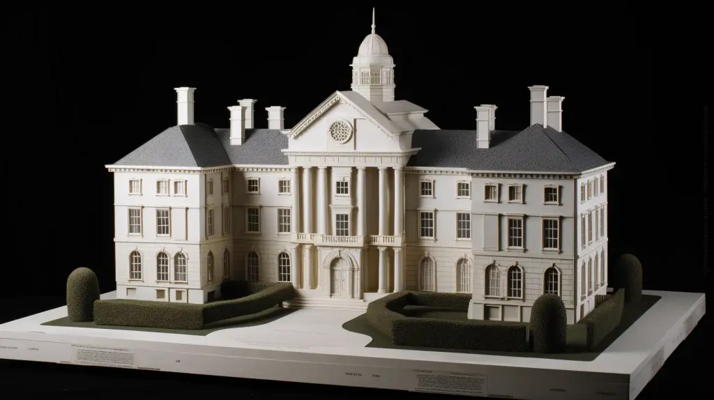 Architectural_model_diorama_of_Georgian_manor_estate