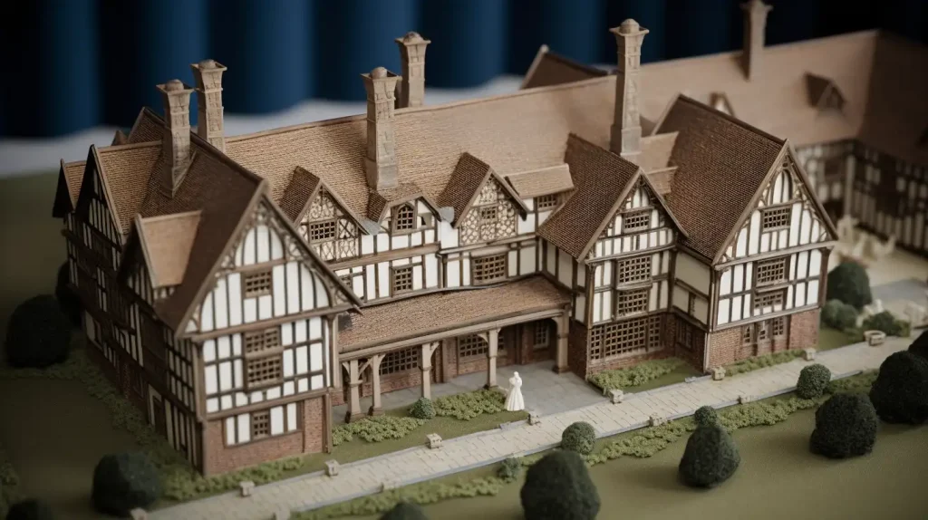 Architectural_model_diorama_of_Tudor_manor_estate